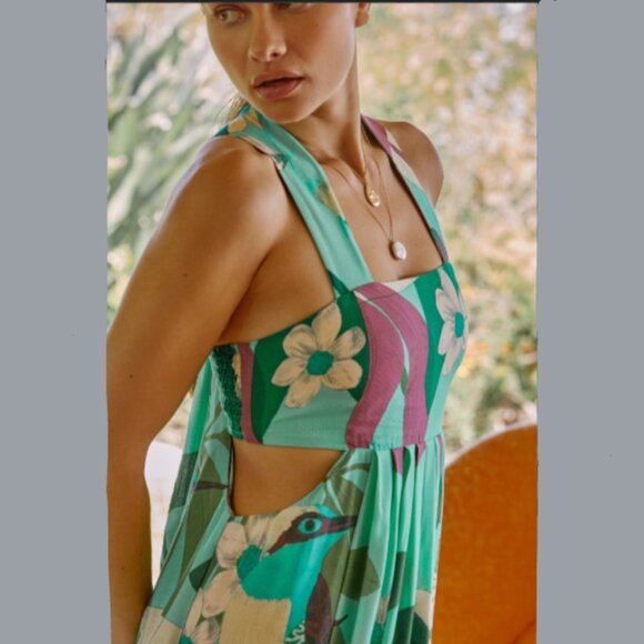 Brand New THE PIPER BANDEAU CUTOUT MAXI DRESS - Picture 9 of 12